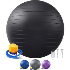 Diameter 45cm PVC Fitness Balls Yoga Ball Thickened Explosion-proof Exercise Home Gym Pilates Equipment Balance Ball