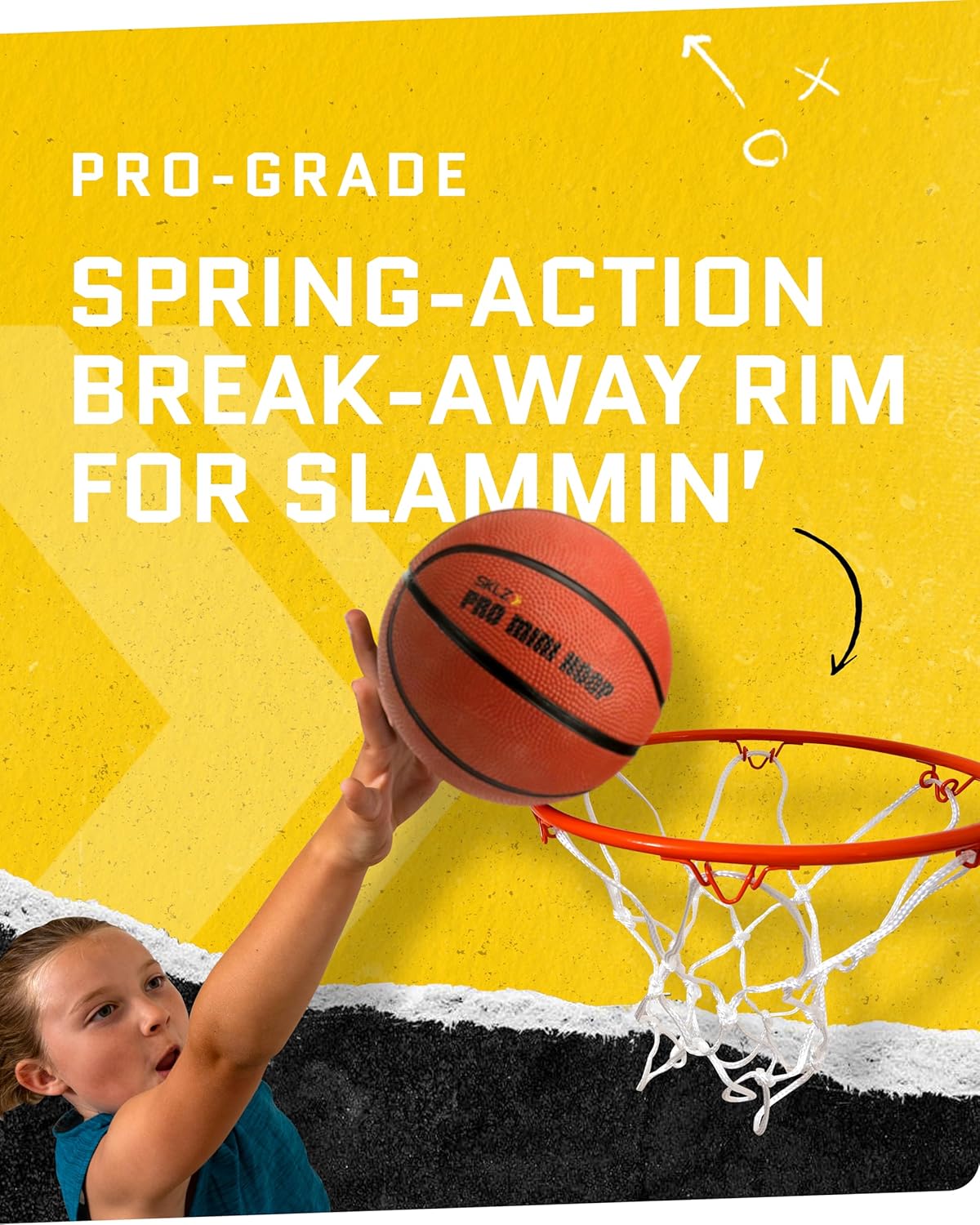 SKLZ Pro Mini Indoor Basketball Hoop