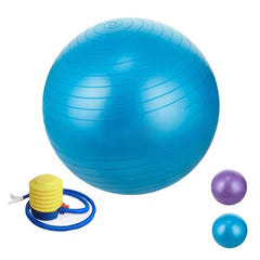 Diameter 45cm PVC Fitness Balls Yoga Ball Thickened Explosion-proof Exercise Home Gym Pilates Equipment Balance Ball