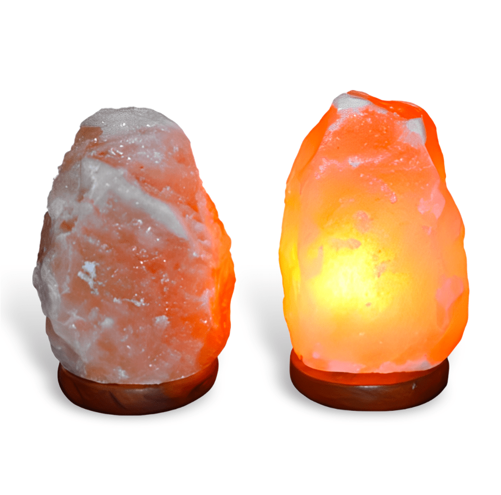 Hand Crafted Natural Large 9-Inch Crystal Himalayan Salt Lamp