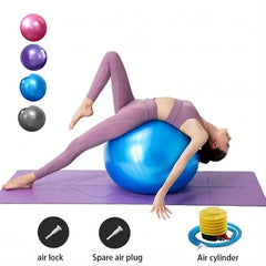 Diameter 45cm PVC Fitness Balls Yoga Ball Thickened Explosion-proof Exercise Home Gym Pilates Equipment Balance Ball